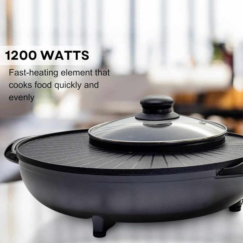 OVENTE 2in1 Hot Pot and Grill Combo Wayfair